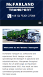 Mobile Screenshot of mcfarlandtransport.co.uk